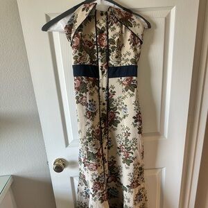 Floral Print Sleeveless Dress